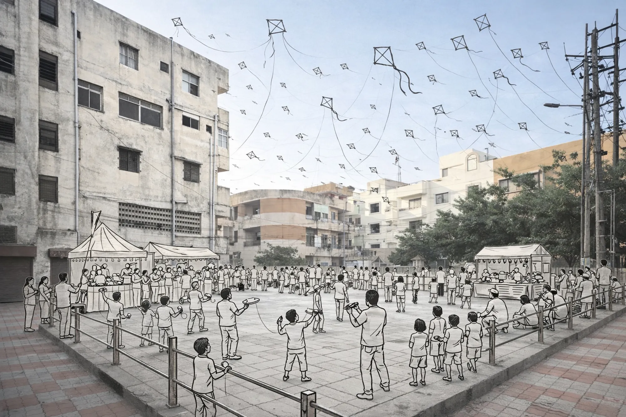 Living the Pol Experience: Program Driven Adaptive Reuse of Three Pol Houses in Ghadiyali Pol