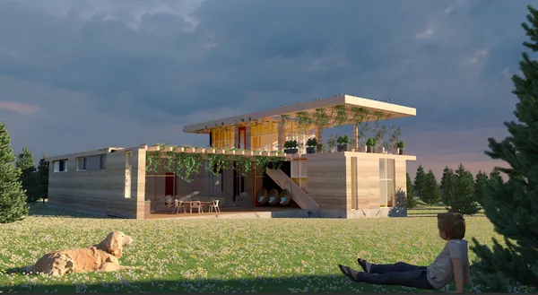 Rammed Earth House
