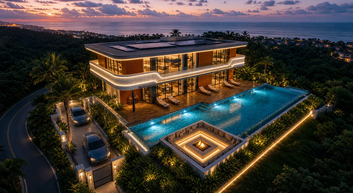 The Oasis Monolith: Conceptual Sculptural Villa