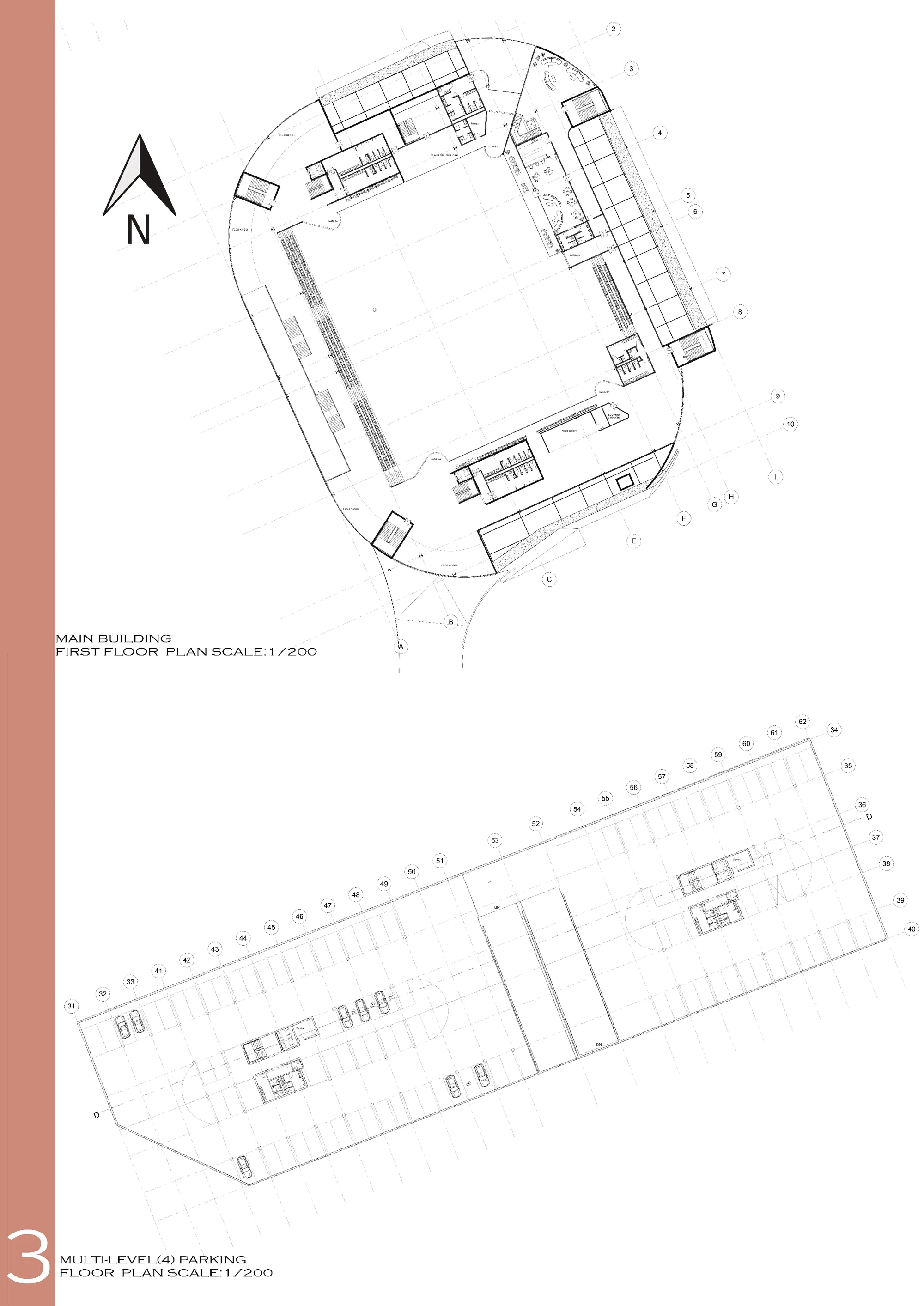 Main Building Upper Floor+ Underground Parking Floor