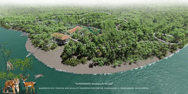 "SUNDARBANS:Sanctuary for The Soul" Mangrove Eco Tourism and Wildlife Conservation Center,Sharankhola, Sundarbans, Bangladesh.