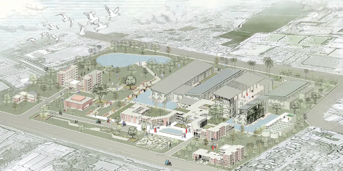Green Primary Sector Textile Mill: Integrating Nature into Factory