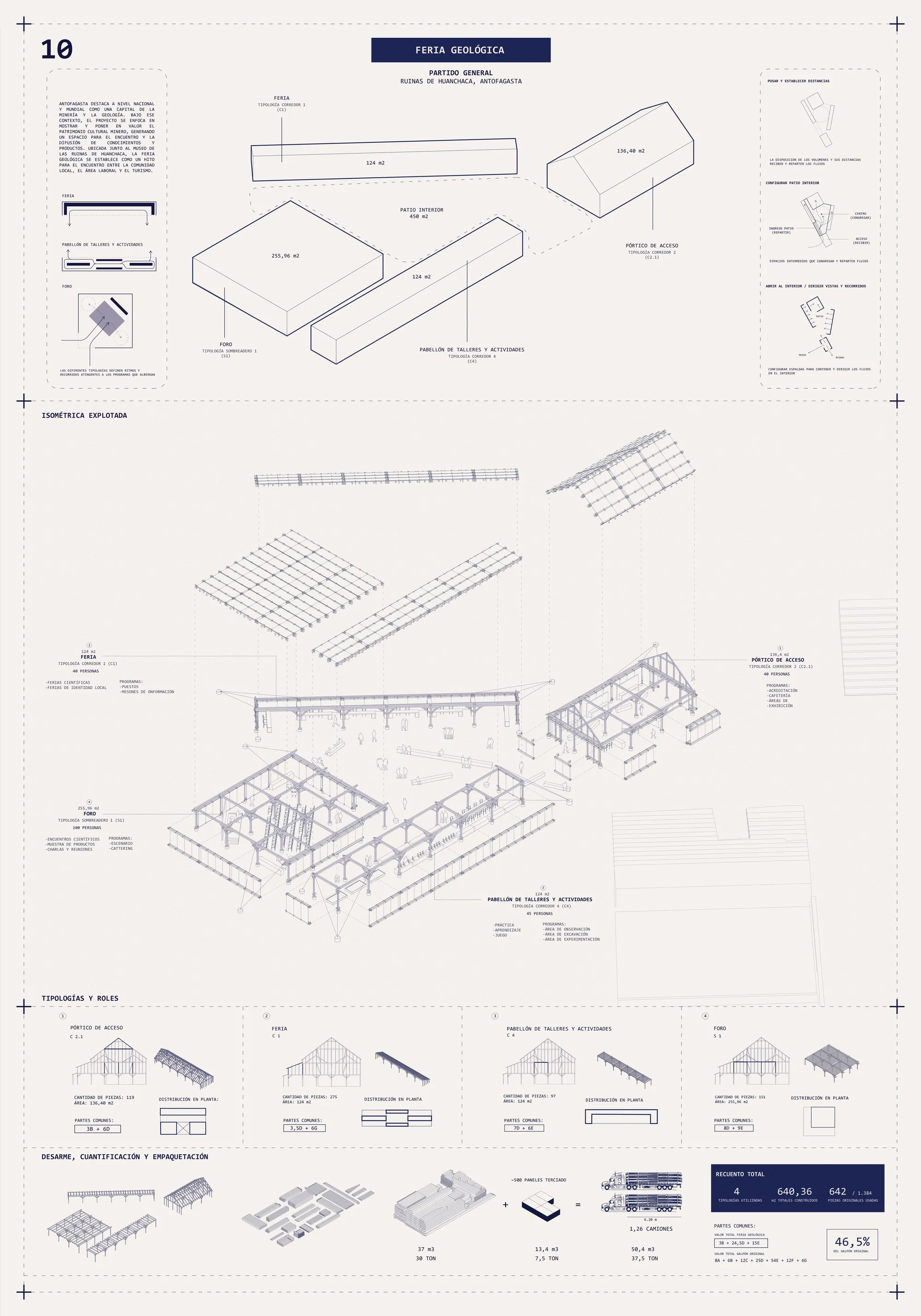 09. Design Strategy. Geological fair in Huanchaca’s ruins, Antofagasta, Chile.