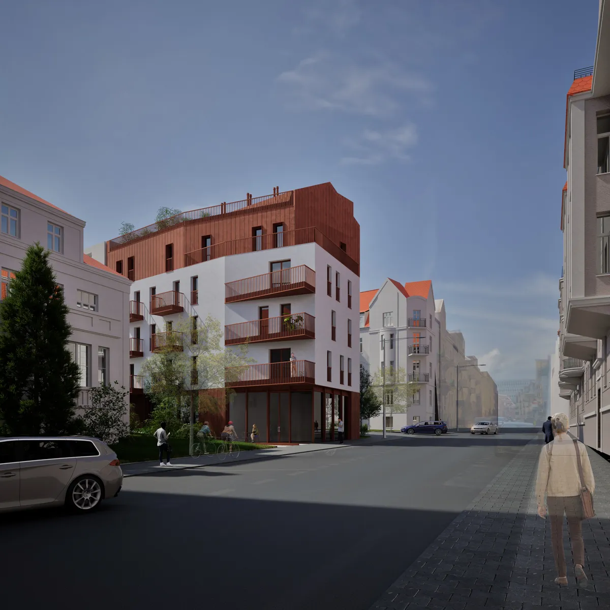 CONNECT. An adaptable multi-family building located at 22 Kochanowskiego Street in Poznan