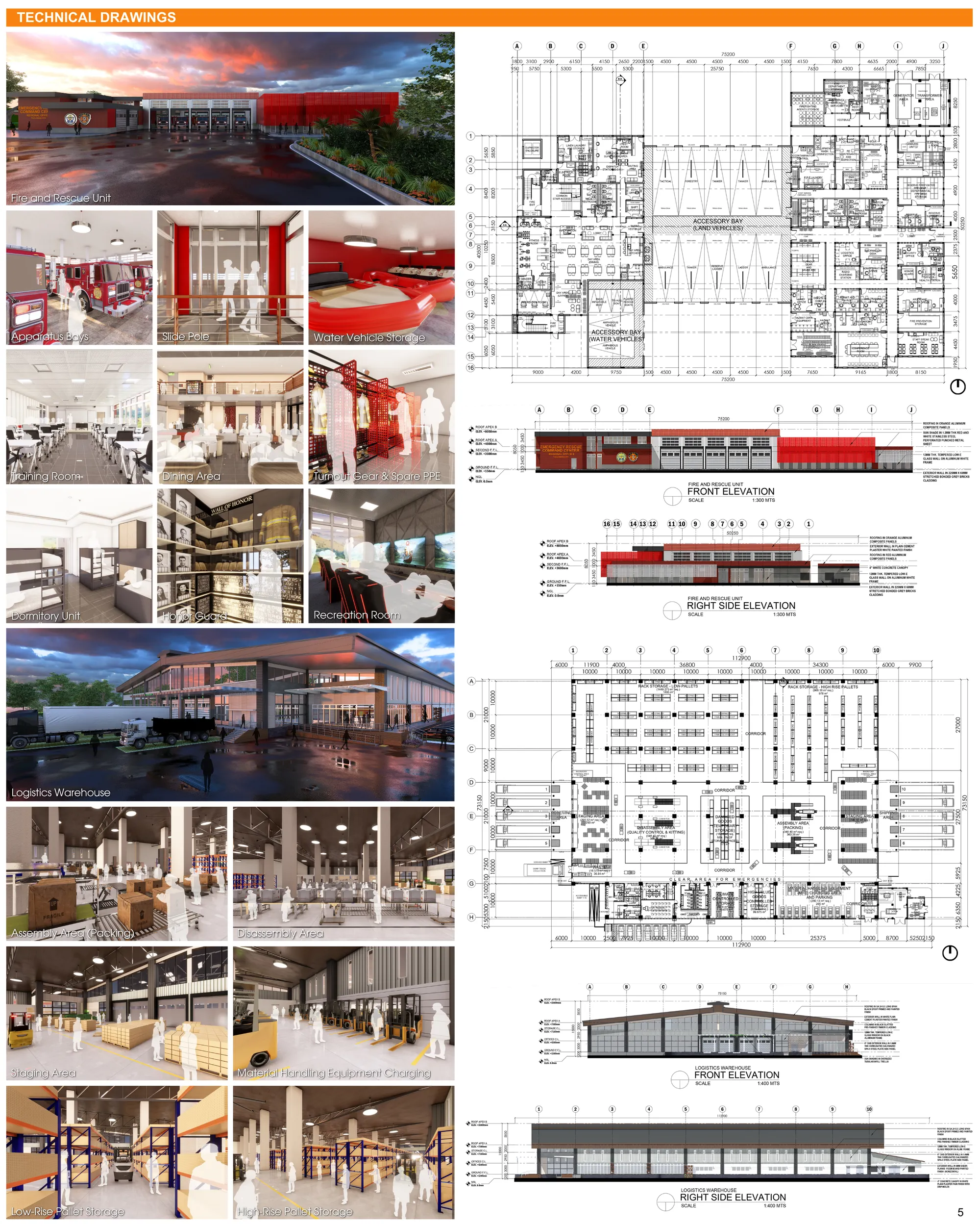 Fire and Rescue Unit & Logistics Warehouse