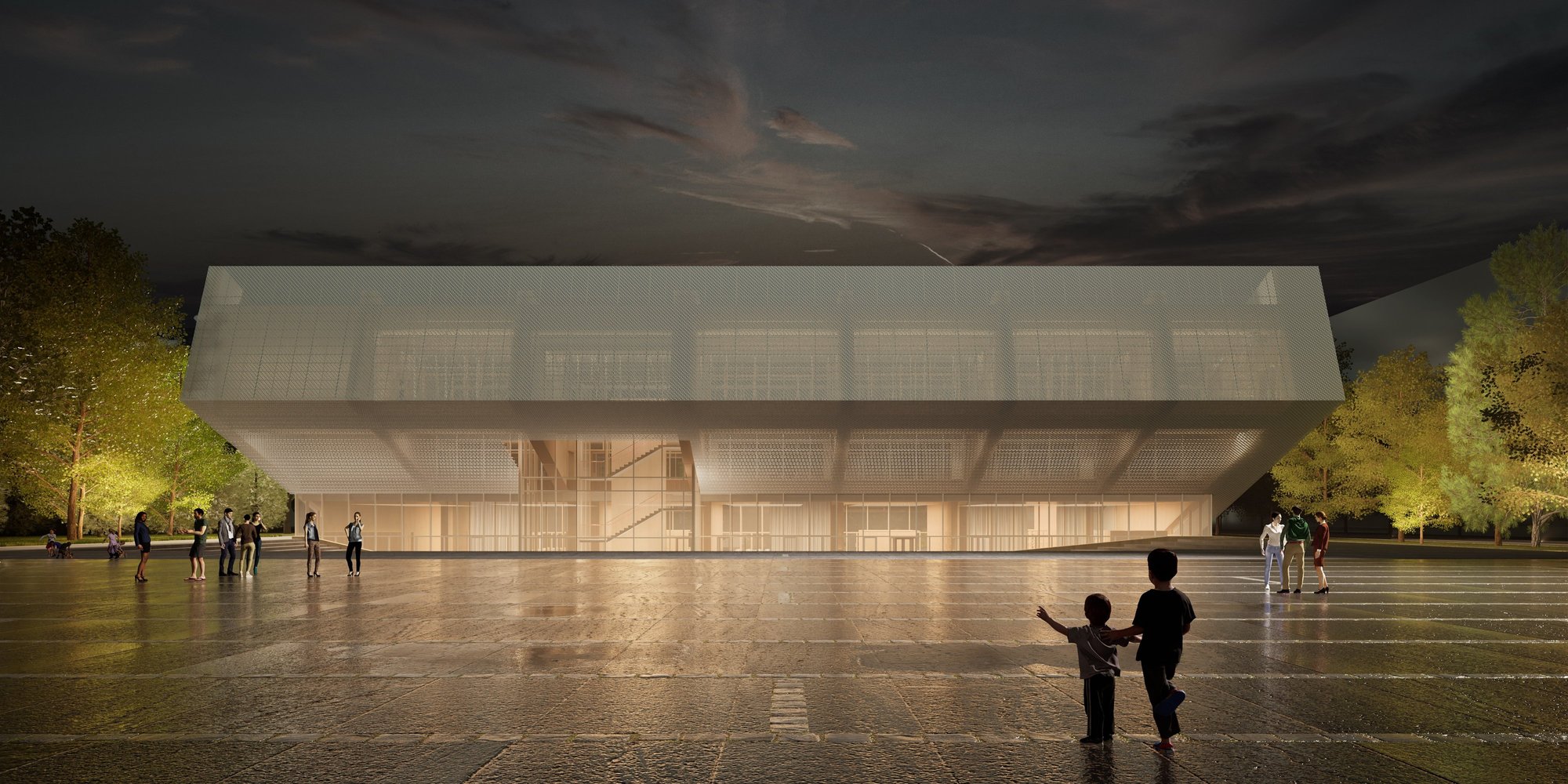 The Spark: A Local Activity Centre on a Former Industrial Site in Wrocław