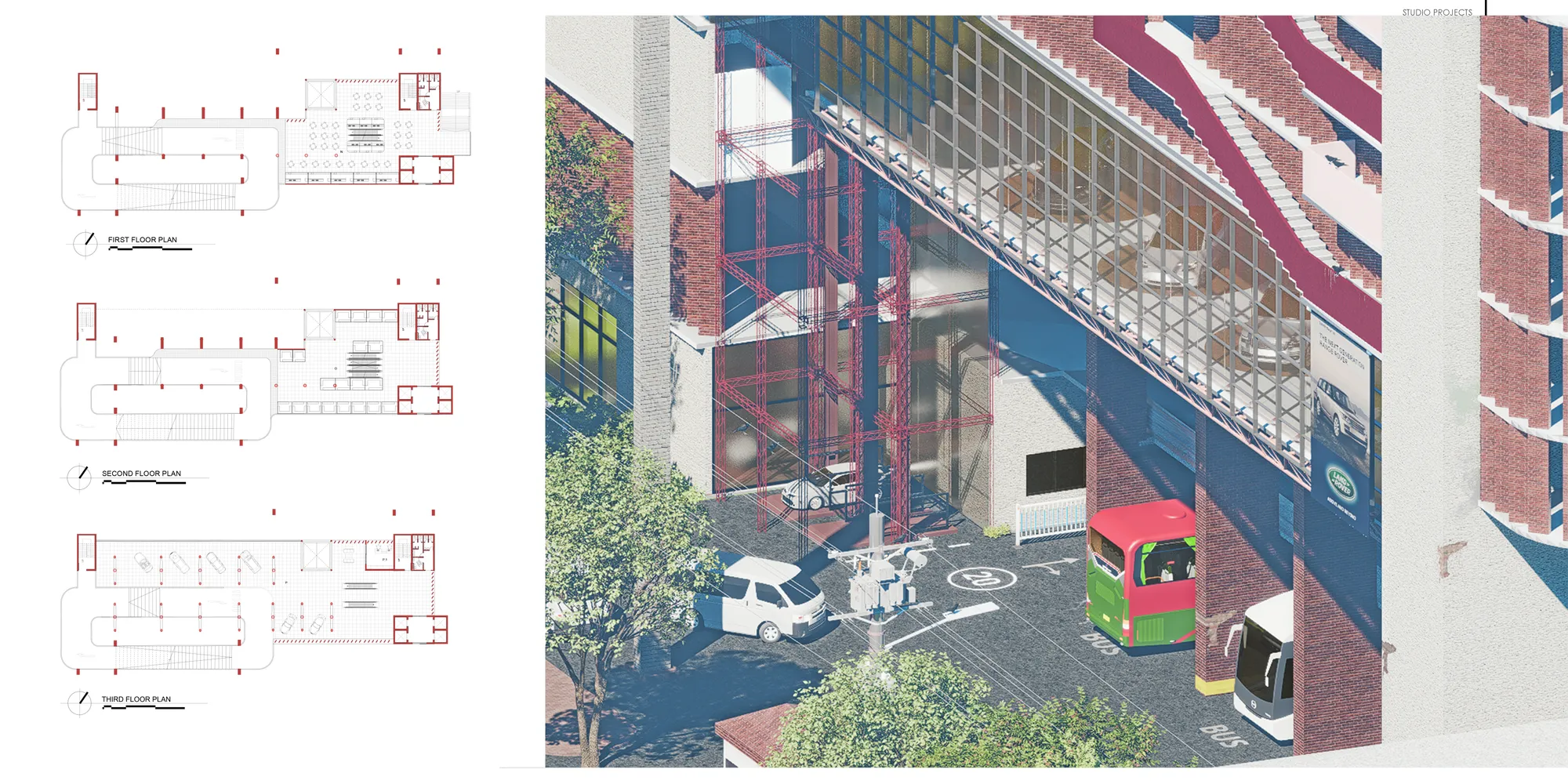 Floor Plans & Visuals of lower levels