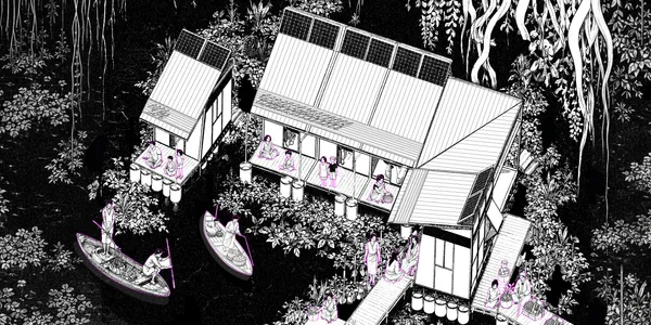 Grounded in Water: A Living Framework in Wetland Landscapes / Design Thesis on Adaptive Wetland Living