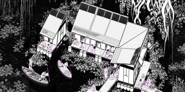 Grounded in Water: A Living Framework in Wetland Landscapes / Design Thesis on Adaptive Wetland Living