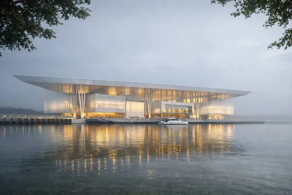 National center of arts and handicrafts "Art+" on New Waterfront district in Kazan city