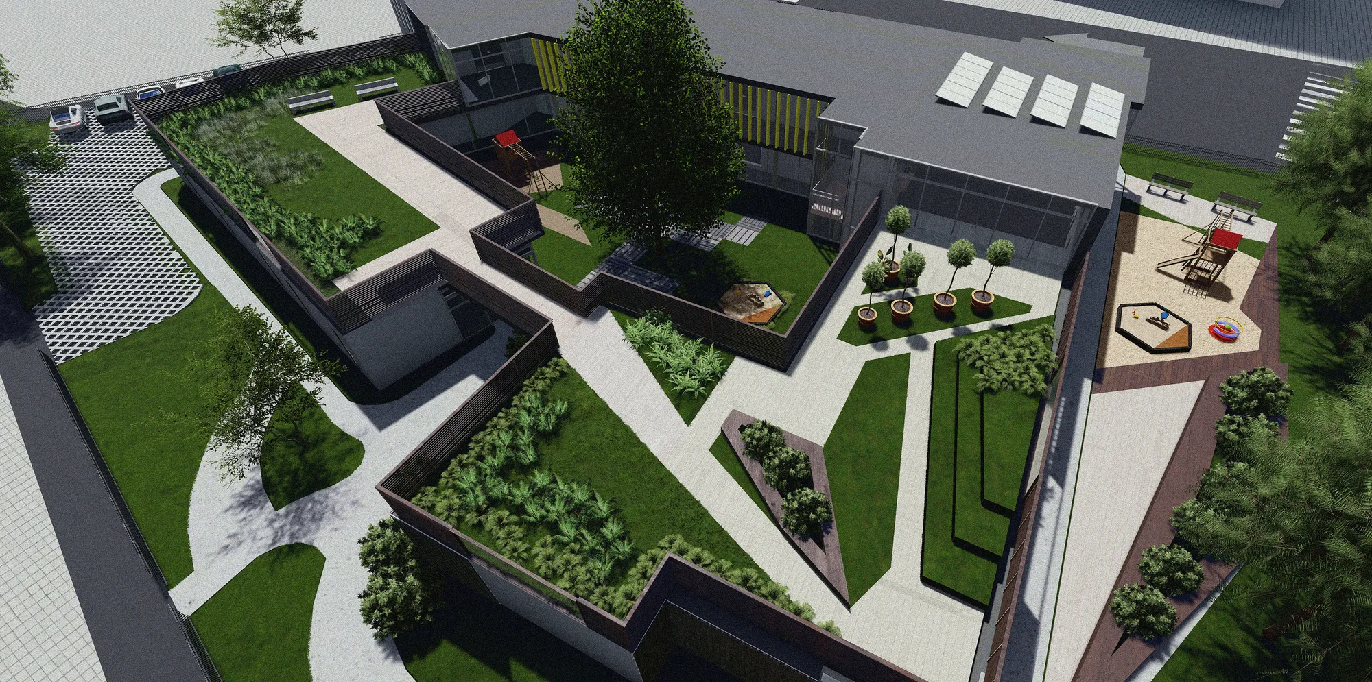 Concept of the green creche
