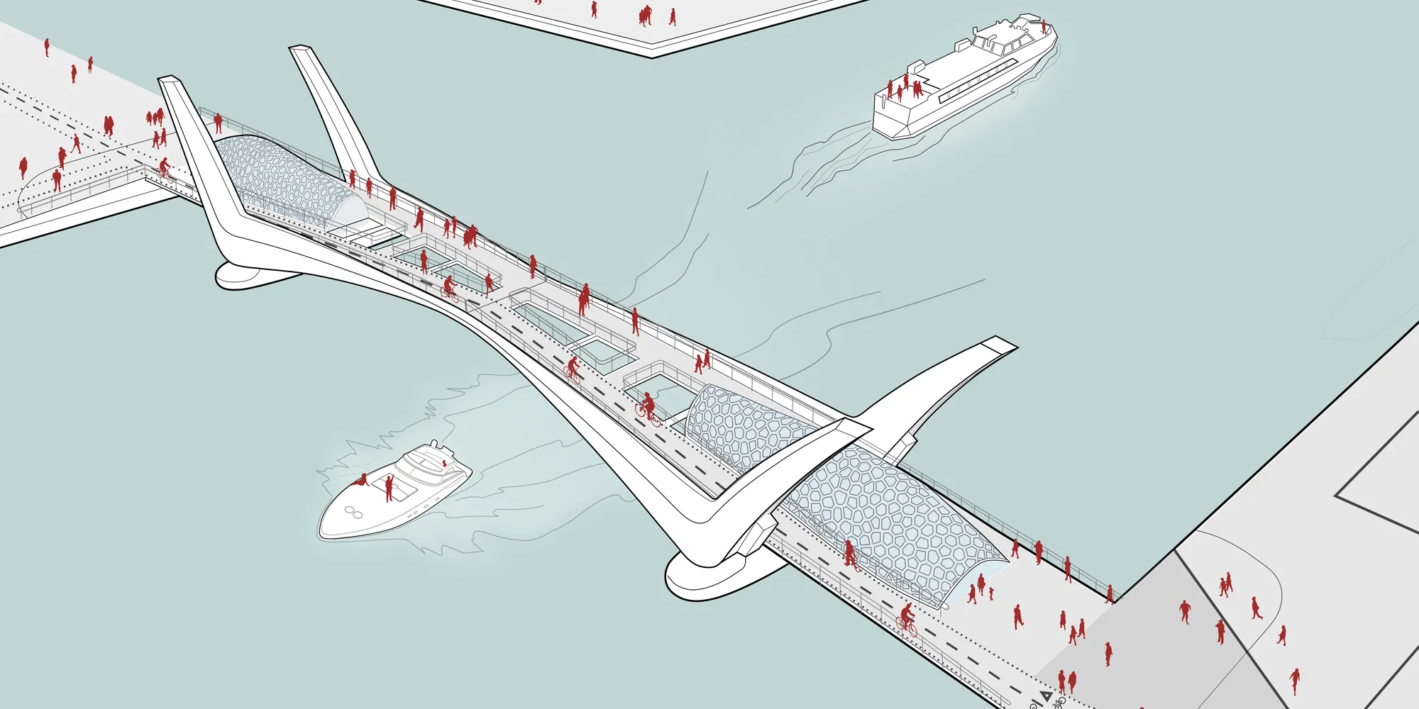 "The City Link" Tordenskjoldsgade København Bridge
