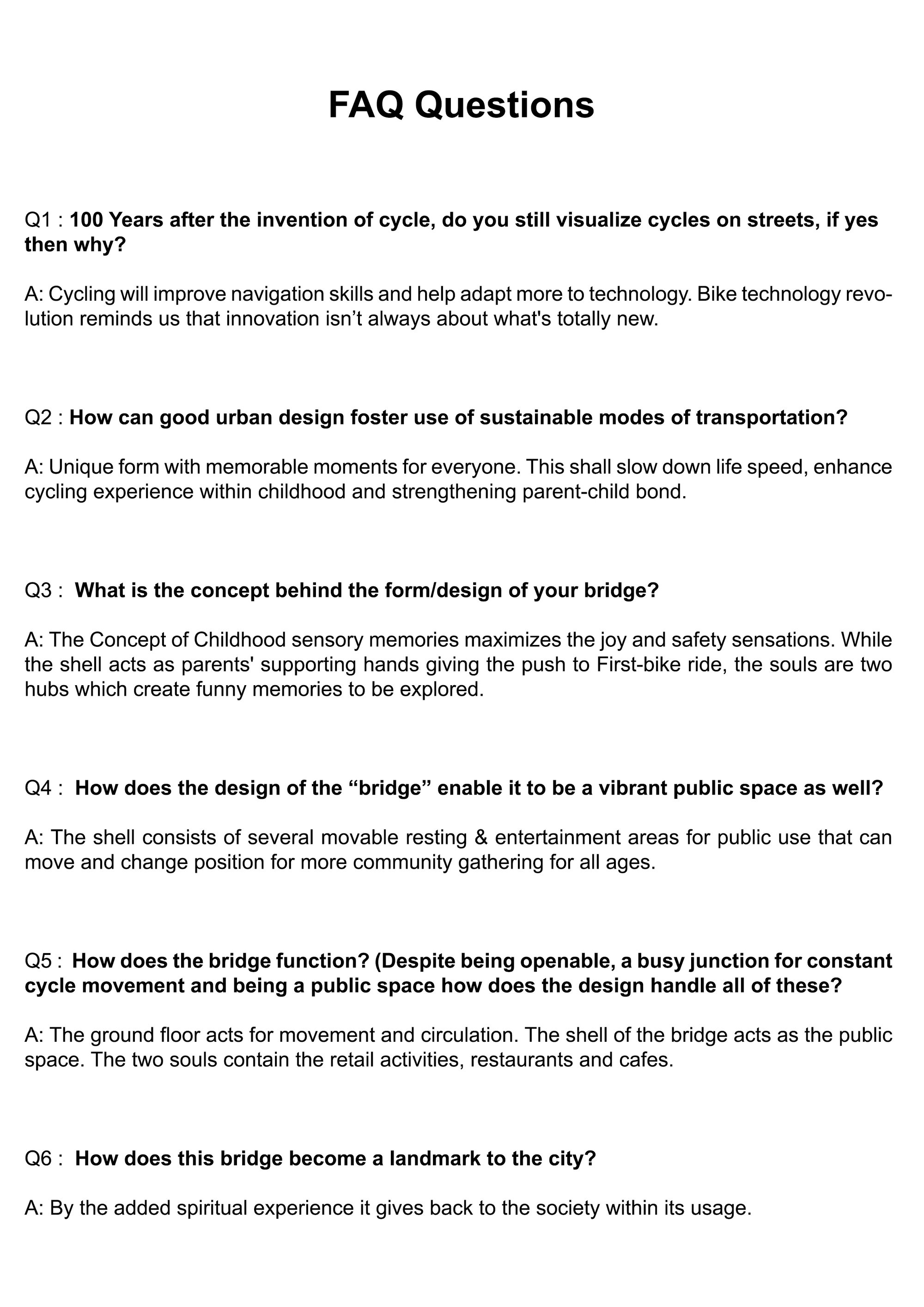FAQ Questions