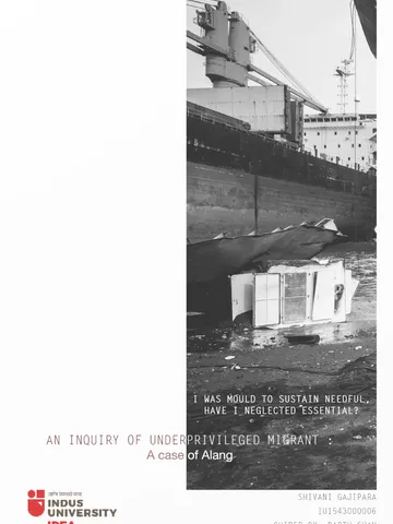 An inquiry of underprivileged migrant labors : A case of Alang