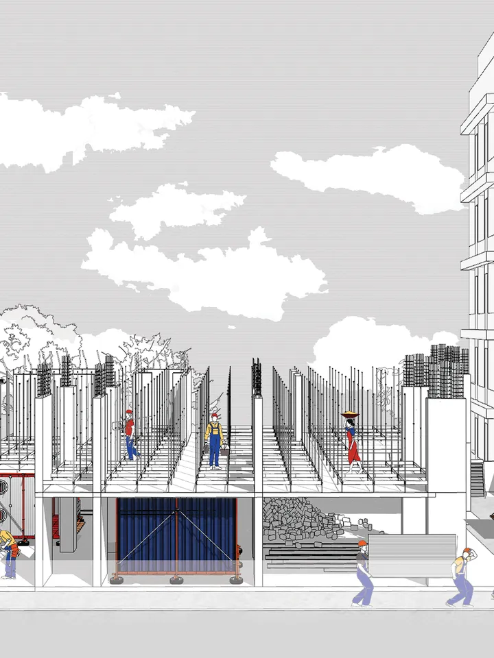 Crafting for the Craftsmen:  On-site Accommodation for the  Construction Workers in Bangladesh