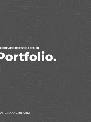 Interior architecture & design portfolio