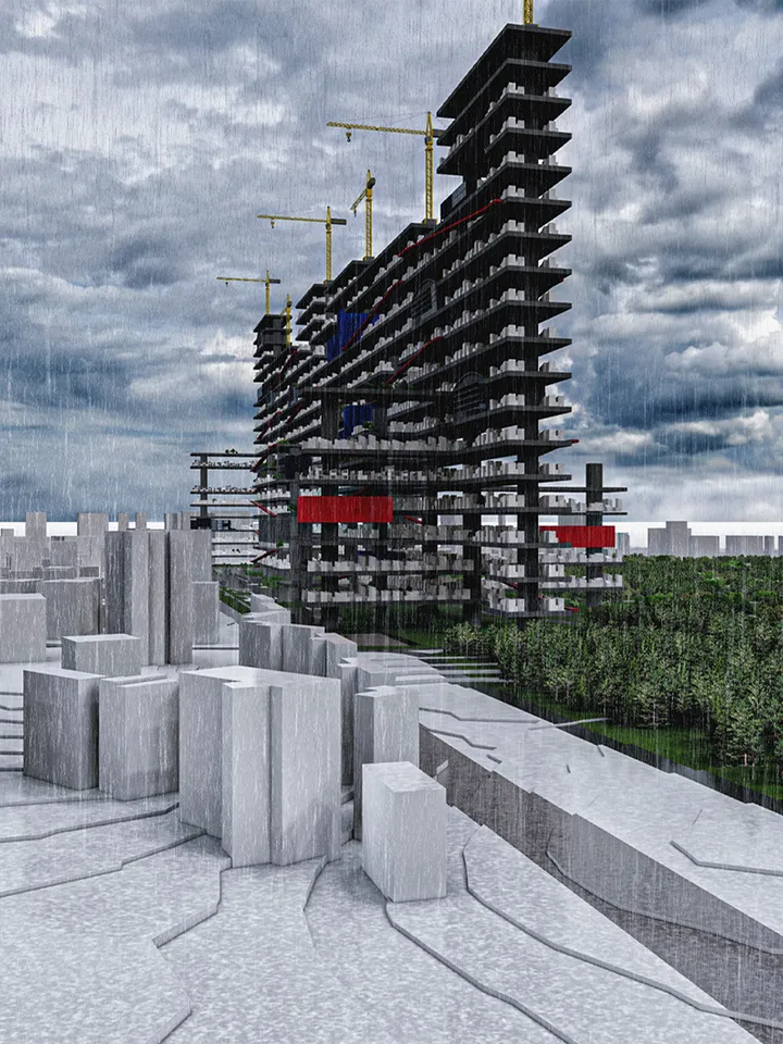 SLUMS IN TRANSITION: MEGA-STRUCTURE AS THE NEW “LAND”
