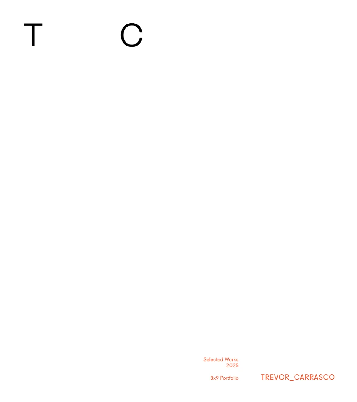 Trevor Carrasco 2025 Portfolio