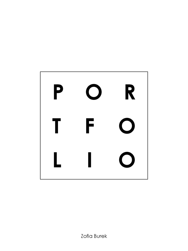 Zofia Burek, Portfolio, 2026