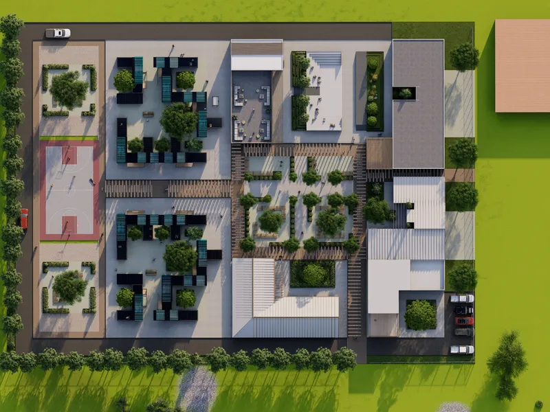 Rrefugee shelter design in Oklahoma