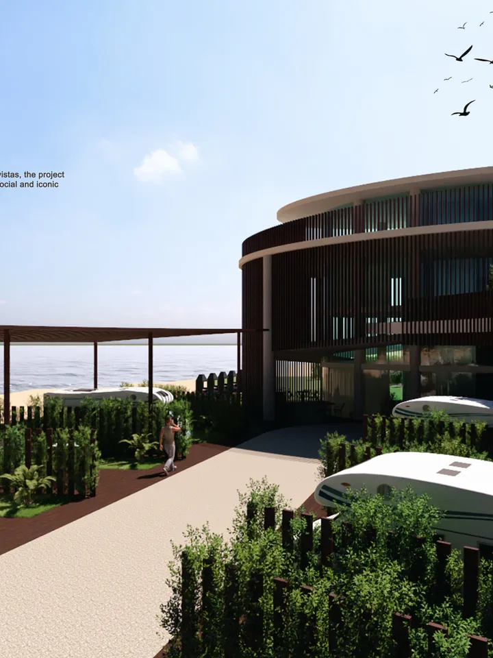 THE FRAMED HORIZON    A Coastal Experience Center
