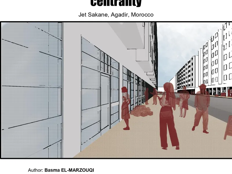 The Commercial Ground Floor: Catalyst of an Unplanned Centrality . Jet Sakane, Agadir, Morocco