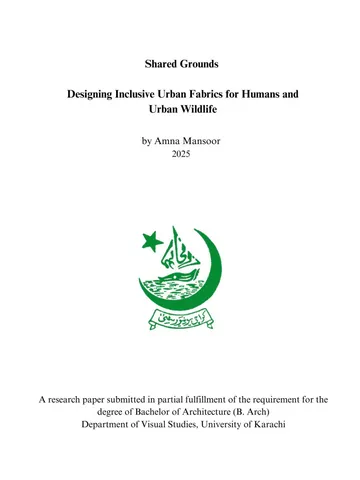 Shared Grounds: Designing Inclusive Urban Fabrics for Humans and Urban Wildlife