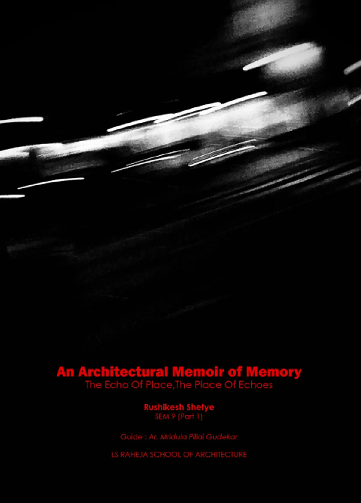 the architectural memoir of memory