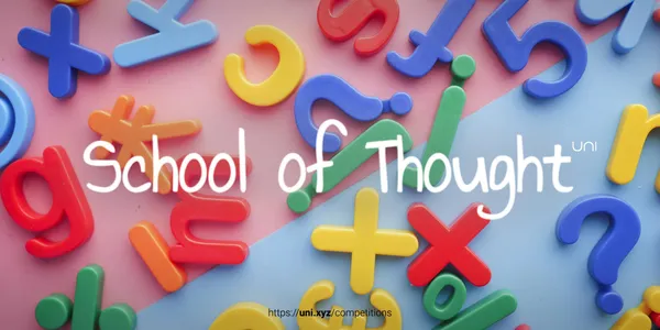 School Of Thought 2020 competition banner