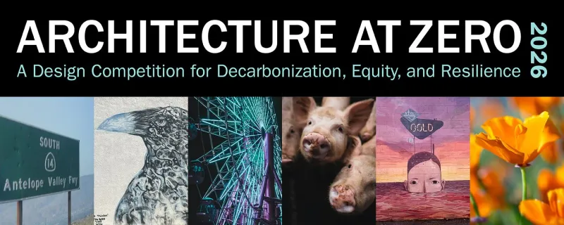 Architecture at Zero 2026 - net-zero energy design competition. Image: architectureatzero.com