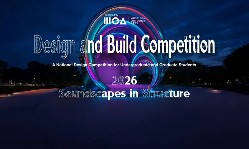 MOA Design and Build 2026: Soundscapes in Structure. Image: moaonline.org