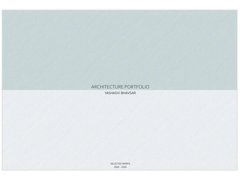 Architecture Portfolio