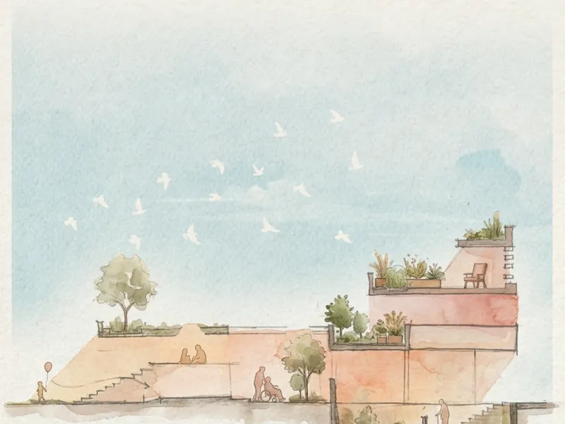 Rethinking Eldercare Spaces : Towards an Architecture of Inclusion, Purpose and Dignity.