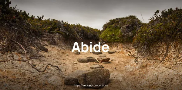 Abide competition banner