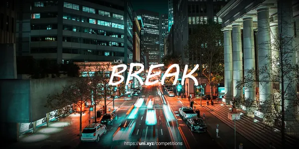Break competition banner
