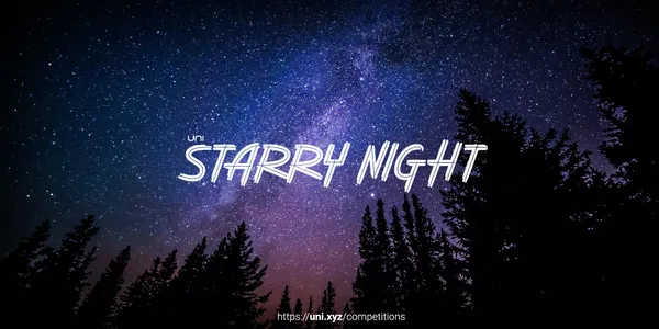 Starry Night competition banner