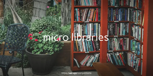 Micro Libraries competition banner