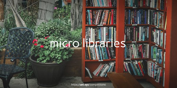 Micro Libraries competition banner