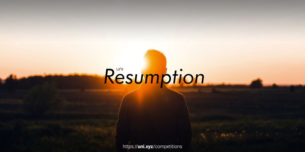 Resumption competition banner