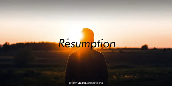 Resumption competition banner