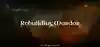 Advertisement image for Rebuilding Mordor