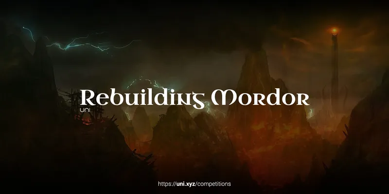 Advertisement image for Rebuilding Mordor