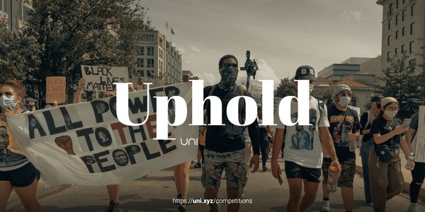 Uphold competition banner