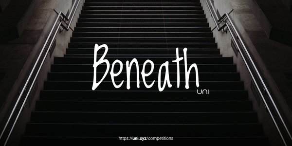 Beneath competition banner