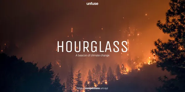 Hourglass competition banner