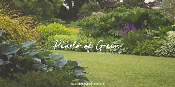 Pearls of green competition banner