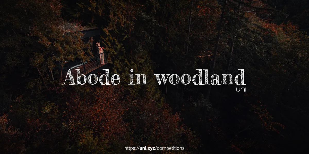 Abode in woodland